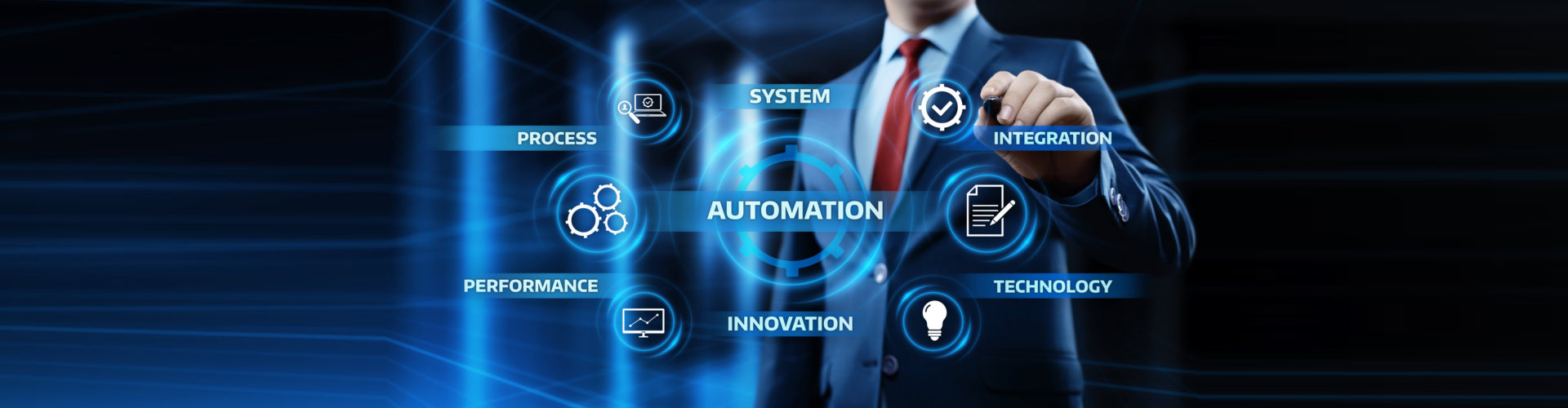 Automation Software Technology Process System Business concept